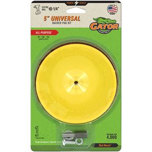 Gator 3050 Sanding Disc Kit, 5 in Dia, 1/4 in Arbor, Zirconium Oxide Abrasive