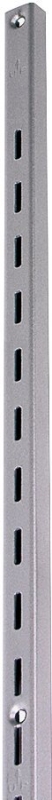 Knape & Vogt 80 80 TI 72 Shelf Standard, 320 lb, 16 ga Thick Material, 5/8 in W, 72 in H, Steel, Titanium, Pack of 10