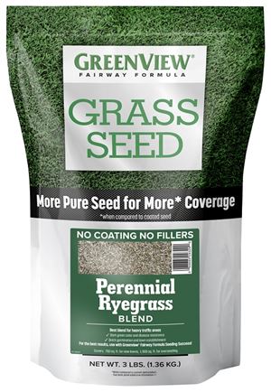 Lebanon 28-08564 Grass Seed, 3-Way Ryegrass Blend, 3 lb Bag