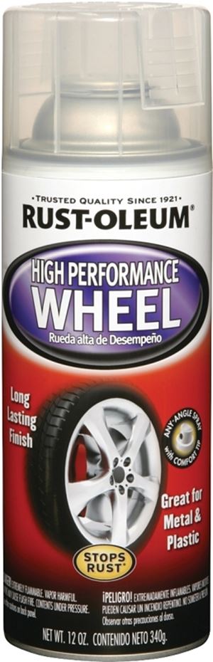 Rust-Oleum 248929 Wheel Coating Spray, Gloss, Clear, 11 oz, Can