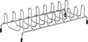 ClosetMaid 53482 Lid and Plate Organizer, 13-1/8 in L, 3-1/8 in W, 5-1/4 in H, Steel, Satin Chrome, Pack of 6