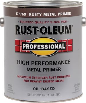 Rust-Oleum K7769402 Rusty Primer, Flat, Red Primer, 1 gal, Pack of 2