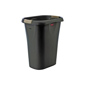 Rubbermaid 2112520 12 Gallon Charcoal Stainless Steel Step-On Trash Can