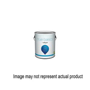 Valspar True Basics 24520 Series 080.0024520.007 Interior Paint, Eggshell, White, 1 gal 4 Pack