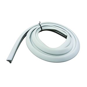 M-D 68668 Door Gasket, 1/2 in W, 1/4 in Thick, 20 ft L, Silicone