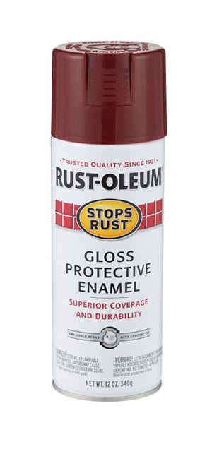 Rust-Oleum Stops Rust Burgundy Gloss Protective Enamel Spray 12 oz.