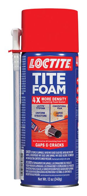 Loctite Tite Foam Polyurethane Insulating Sealant White 12 oz.