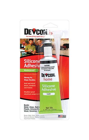 Devcon Home Waterproof Silicone Adhesive 1.76 oz.