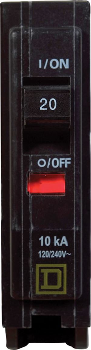 Square D QO Single Pole 20 amps Circuit Breaker