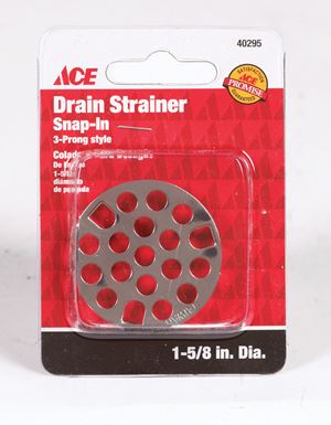 Ace 1-5/8 in. Dia. Snap In Grate Stainless Steel