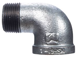 B & K 1-1/4 in. Dia. x 1-1/4 in. Dia. FPT To MPT 90 deg. Galvanized Malleable Iron Street Elbow