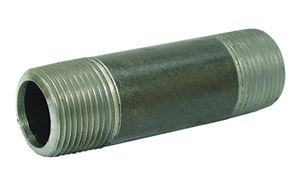 Ace 1/2 in. Dia. x 1/2 in. Dia. x 5 in. L MPT To MPT Schedule 40 Galvanized Steel Pipe Nipple