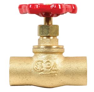 Mueller 3/4 in. x 3/4 in. Stop Valve Stop Brass