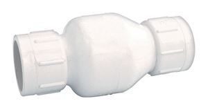 KBI 1-1/2 in. Slip X 1-1/2 in. Slip PVC Check Valve