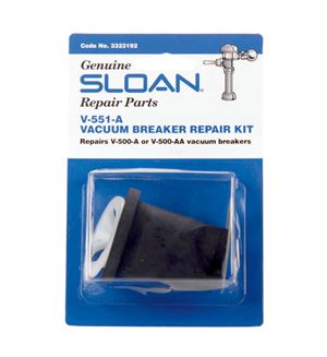 Sloan Vacuum Breaker Repair Kit Rubber