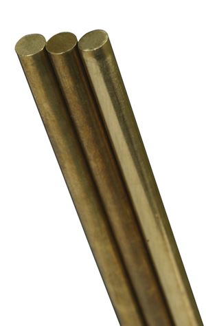 K&S 3/16 in. Dia. x 12 in. L Round Brass Rod