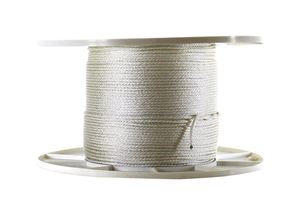 Wellington 1/8 in. Dia. Solid Braided Nylon Cord White