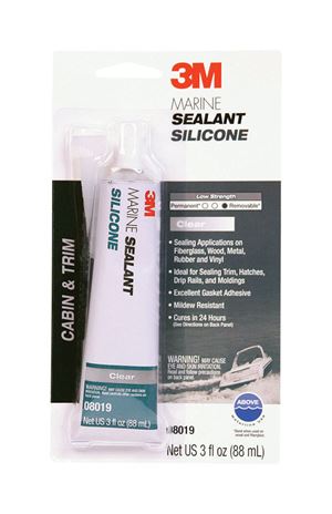 3M Marine Silicone Sealant 3 oz.