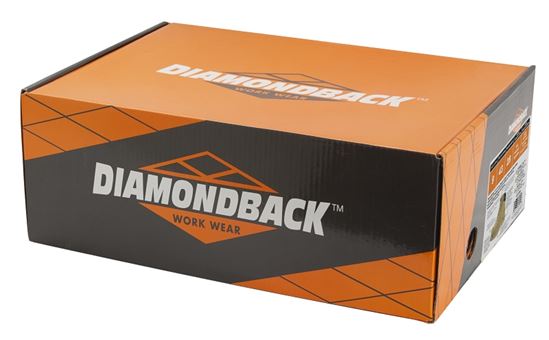 Diamondback WSST-13 Work Boots, 13, Extra Wide W, Tan, Leather, Lace-Up, With Lining - VORG3443108