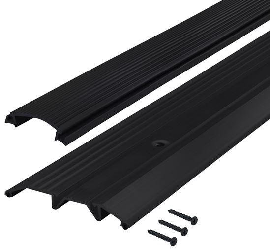 M-D 11821 Threshold, 36 in L, 3-3/4 in W, Low Profile, Aluminum, Black, Matte - VORG1489087