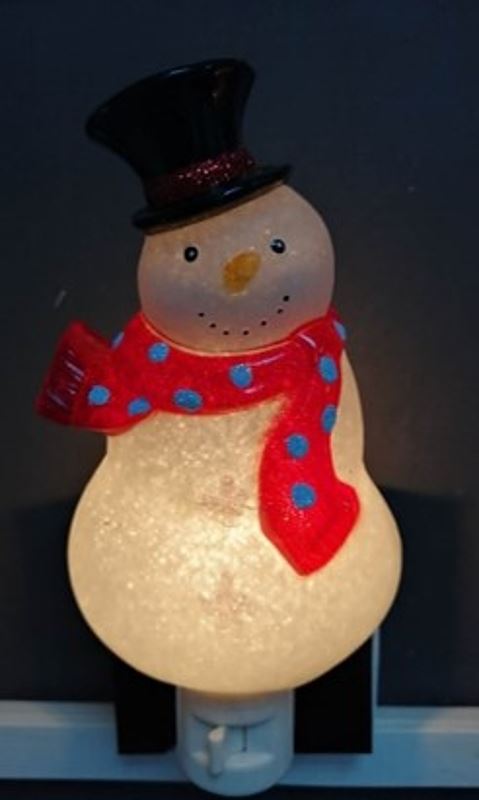 Hometown Holidays 65611 Snowman Night Light - VORG0738641