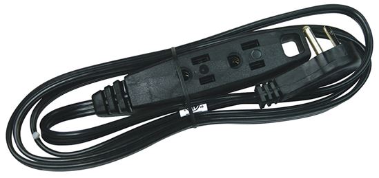 PowerZone OR932606 Extension Cord, 16 AWG Cable, 5-15P Grounded Plug, 5-15R Grounded Receptacle, 6 ft L, 125 V - VORG0537050