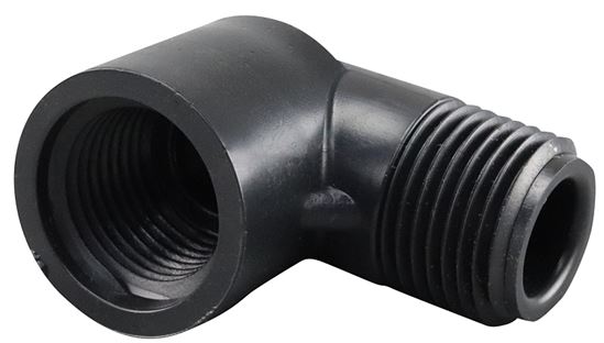 Lasco M412005BC Street Pipe Elbow, 1/2 in, FIP x MIP, 90 deg Angle, PVC, SCH 40 Schedule - VORG0386102