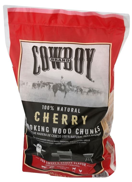 Cowboy 52430 Smoking Chunk, Cherry, Wood, 350 cu-in, Pack of 6 - VORG0360065