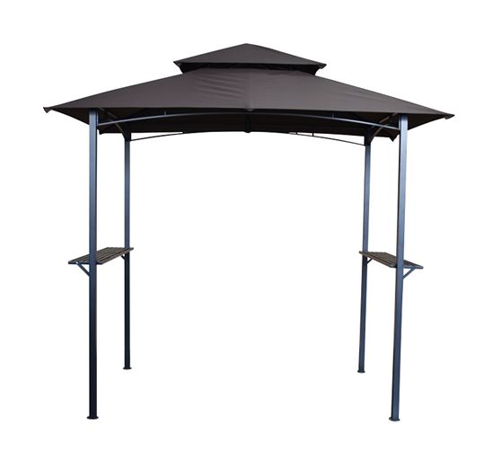 Seasonal Trends 59662 Windsor Grill Gazebo, 94.88 in W Exterior, 59.45 in D Exterior, 96.46 in H Exterior, Rectangular - VORG9183708