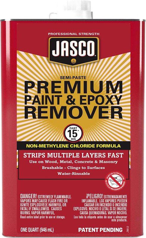 JASCO QJPR501 Paint and Epoxy Remover, Liquid, Aromatic, Opaque, 1 qt, Pack of 6