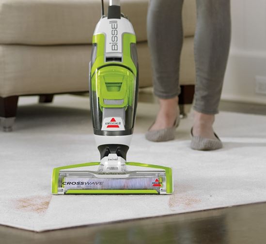 Bissell CrossWave 1785 Wet and Dry Vacuum, 28 oz, Pleated, Chacha Lime/Titanium/White - VORG7415870