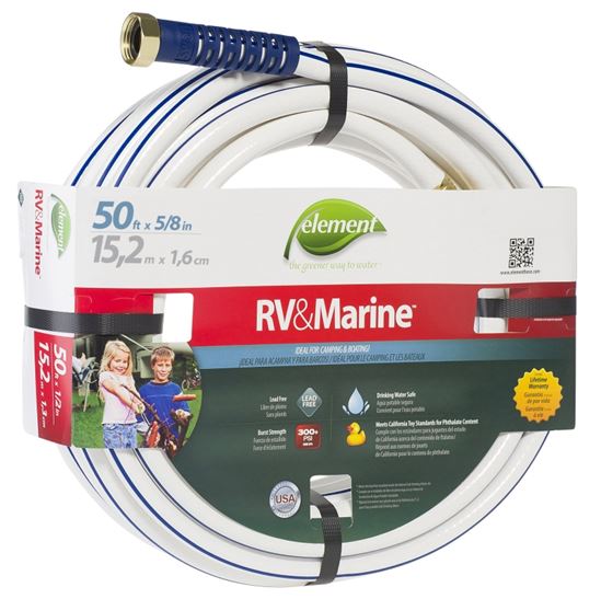 Swan MRV58050 Water Hose, 5/8 in ID, 50 ft L, White - VORG1077502