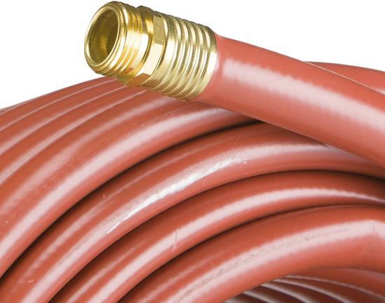 Swan SNCG34100 Garden Hose, 100 ft L, Rubber/Vinyl, Red - VORG0496372