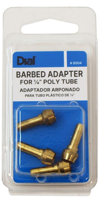 Dial 9504 Barbed Adapter, Plastic, For: Evaporative Cooler Purge Systems - VORG7371412