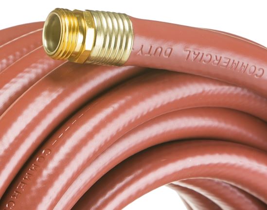 Swan SNCG34050 Garden Hose, 50 ft L, Rubber/Vinyl, Red - VORG2979003