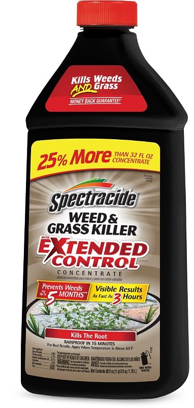 Spectracide HG-96622 Weed and Grass Killer, Liquid, Dark Amber, 40 oz Bottle - VORG7194806