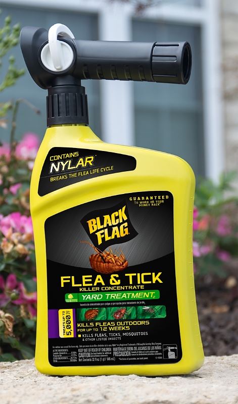 Black Flag HG-11108 Flea and Tick Spray, Haze Liquid, Pale Yellow, 32 oz - VORG7068026