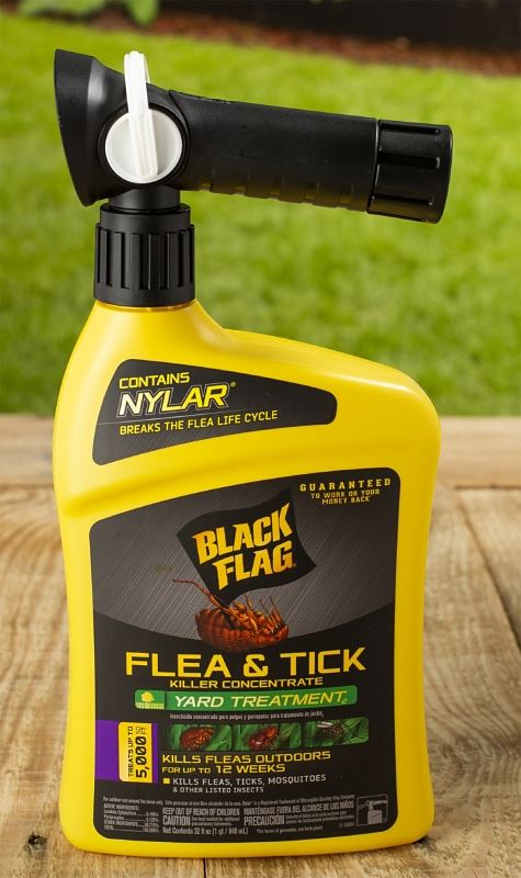 Black Flag HG-11108 Flea and Tick Spray, Haze Liquid, Pale Yellow, 32 oz - VORG7068026