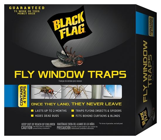 Black Flag HG-11017 Fly Window Trap, Solid, 1 Pack - VORG7067960