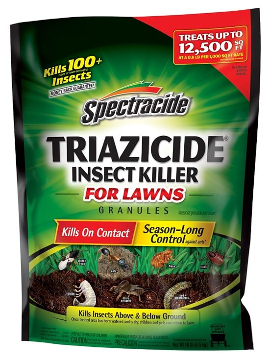 Spectracide Triazicide 53944-2 Insect Killer, Solid, 10 lb Bag - VORG6763882