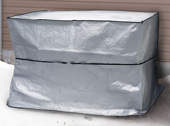 Frost King CC36XH Air Conditioner Cover, 48 in L, 36 in W, Polyethylene, Gray - VORG8891806