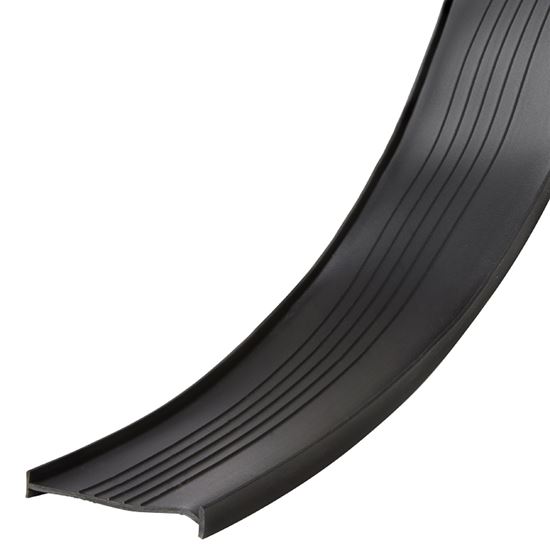 Frost King RV18 Garage Door Seal, 2-3/4 in W, 19 ft L, Vinyl, Black - VORG7562333