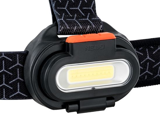 Nebo EINSTEIN NEB-HLP-0008 Headlamp, 2200 mAh, Alkaline, Lithium-Ion Battery, LED Lamp, 1500, 209 ft Beam Distance - VORG5180179