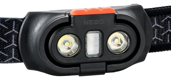 Nebo EINSTEIN NEB-HLP-0009 Headlamp, AAA Battery, Alkaline Battery, LED Lamp, 750, 3 to 278 ft Beam Distance, Gray - VORG5180187