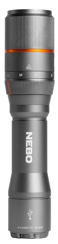 Nebo DAVINCI NEB-FLT-0018 Handheld Flashlight, 2000 mAh, Lithium-Ion Battery, LED Lamp, 1000 Lumens, 2 hr Run Time - VORG5180039