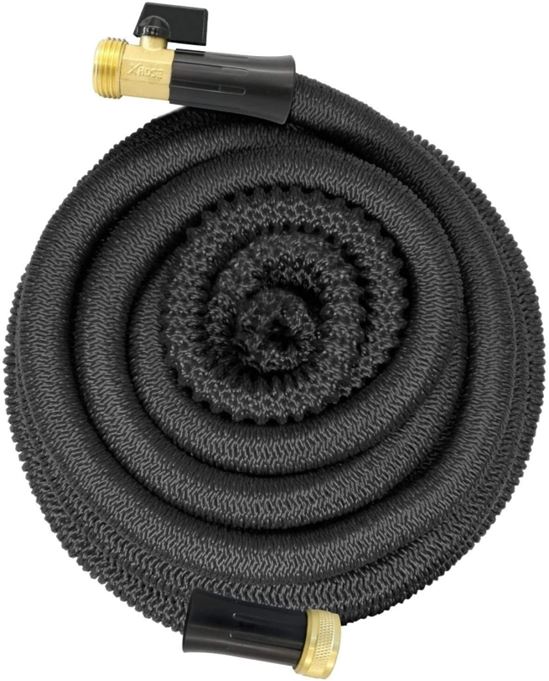 E.Mishan & Sons 1255 Expandable Hose, 25 ft L, Nylon, Black - VORG4546529