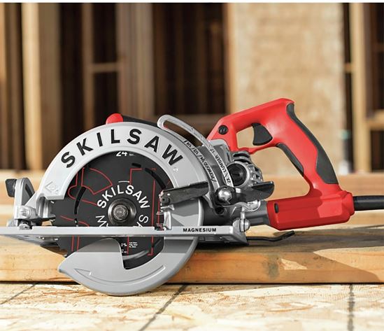 SKIL SPT77WML-22 Circular Saw, 15 A, 7-1/4 in Dia Blade, 13/16 in Arbor, 53 deg Bevel - VORG4181525