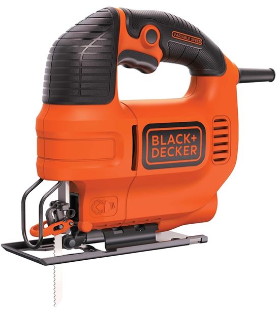 Black+Decker BDEJS300C Jig Saw, 4.5 A, 3/4 in Cutting Capacity, 3/4 in L Stroke, 3000 spm - VORG4087870