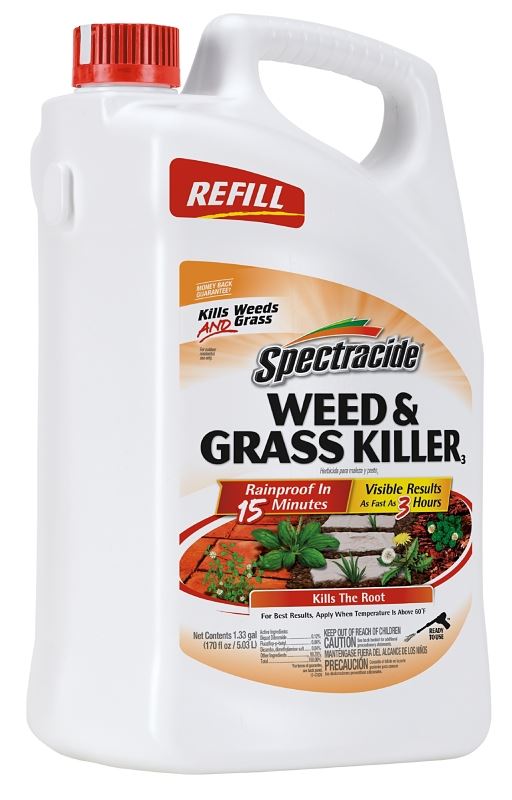 Spectracide HG-96371 Weed and Grass Killer, Liquid, Amber, 1.33 gal Can - VORG2225605