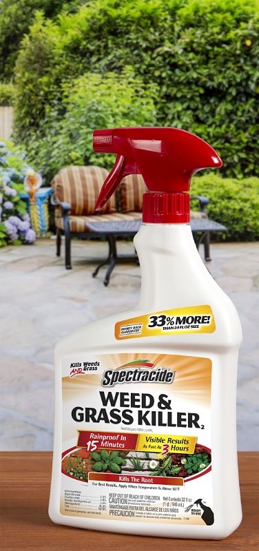 Spectracide HG-96428 Weed and Grass Killer, Liquid, Amber, 32 oz Bottle - VORG2064285